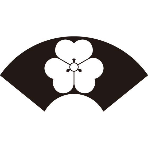 地紙に地抜き片喰紋