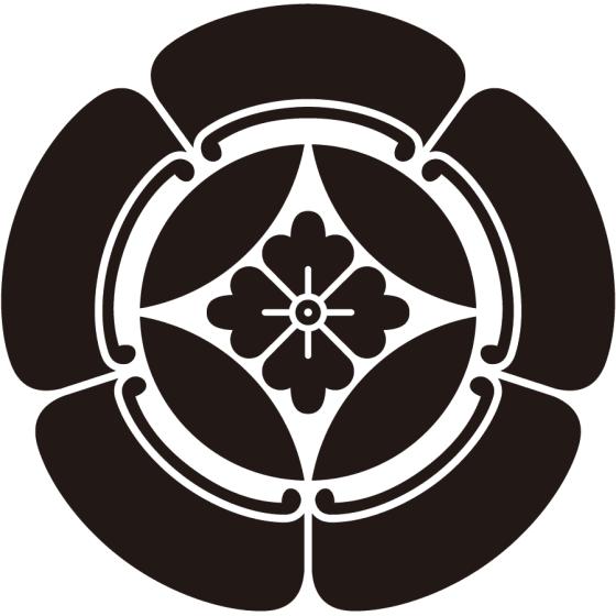 五瓜に七宝花菱紋