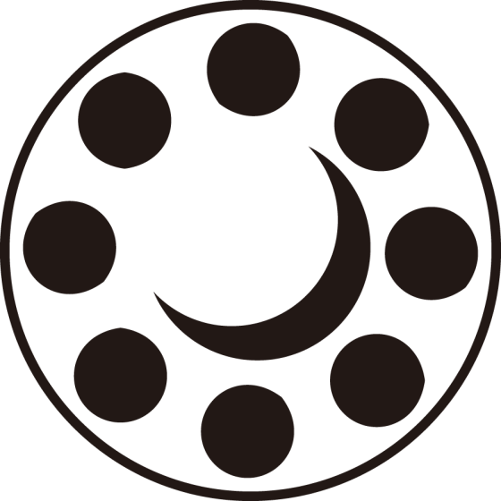 糸輪に八曜に三日月紋