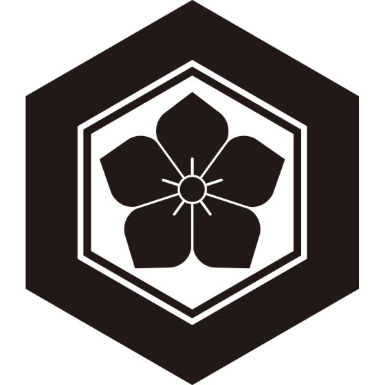 亀甲に桔梗紋