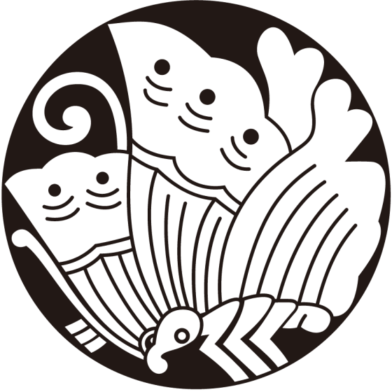 石持ち地抜き揚羽蝶紋