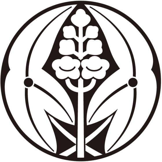 石持ち地抜き沢瀉紋