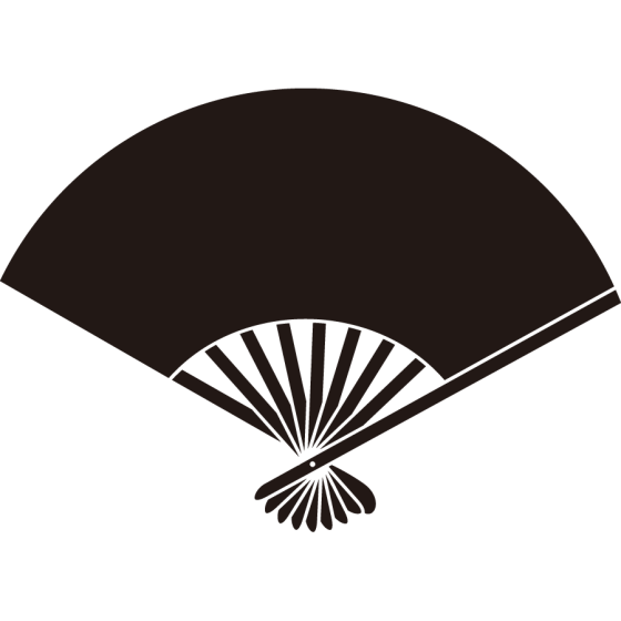 九本骨扇紋