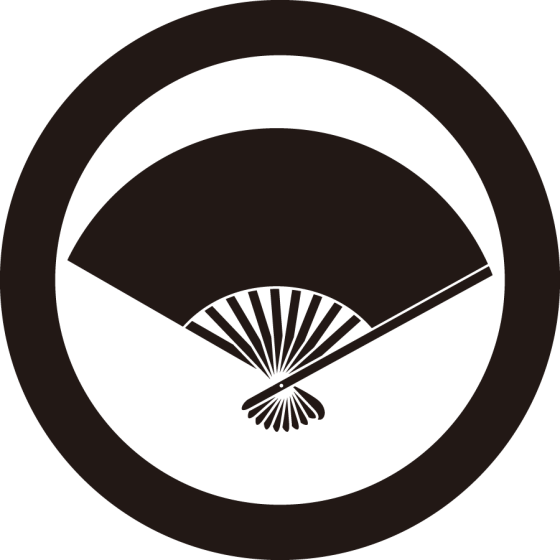 丸に十本骨扇紋