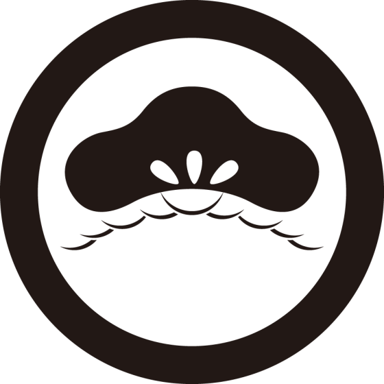 丸に光琳松紋