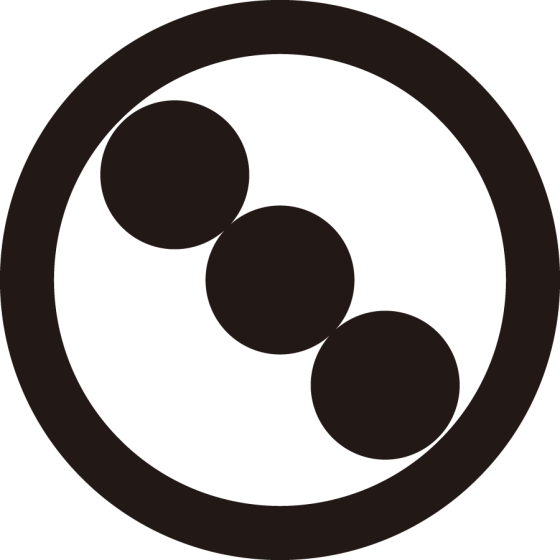 丸に斜め三つ星紋