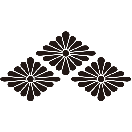 三つ盛り菊菱紋