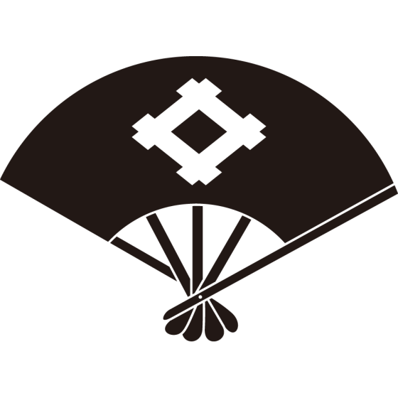 扇に井桁紋