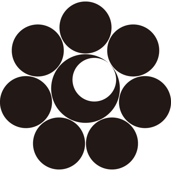七曜に月紋