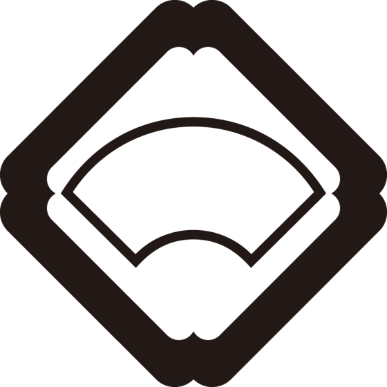 隅入り角に中陰地紙紋
