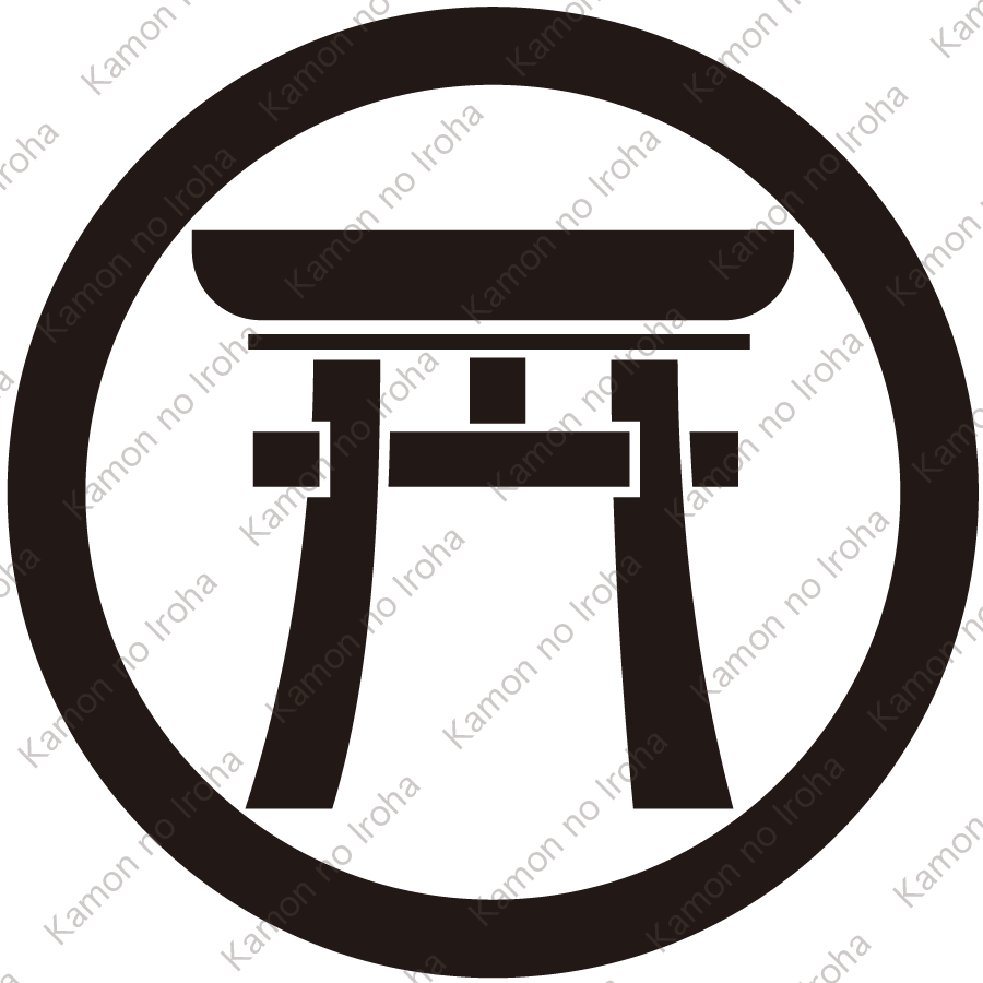 中輪に鳥居紋