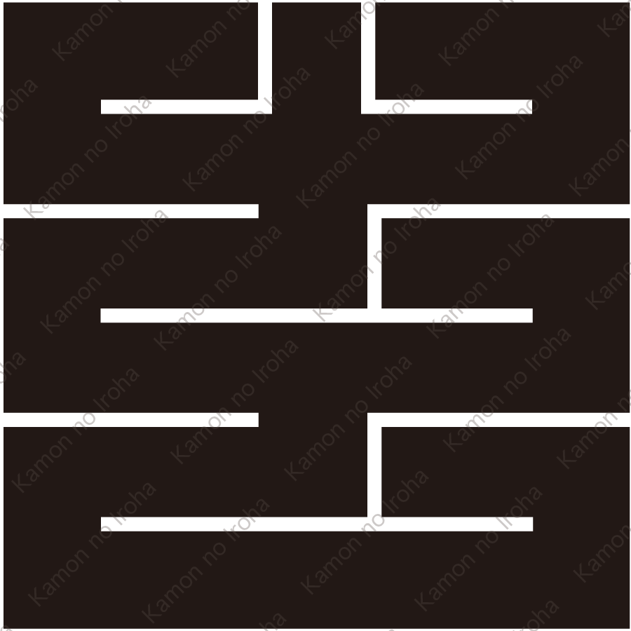玄の角字紋
