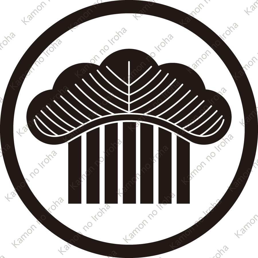 糸輪に櫛松紋