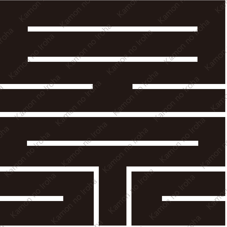 景の角字紋