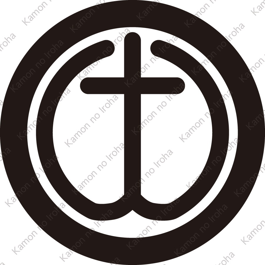 丸に大文字(4)紋
