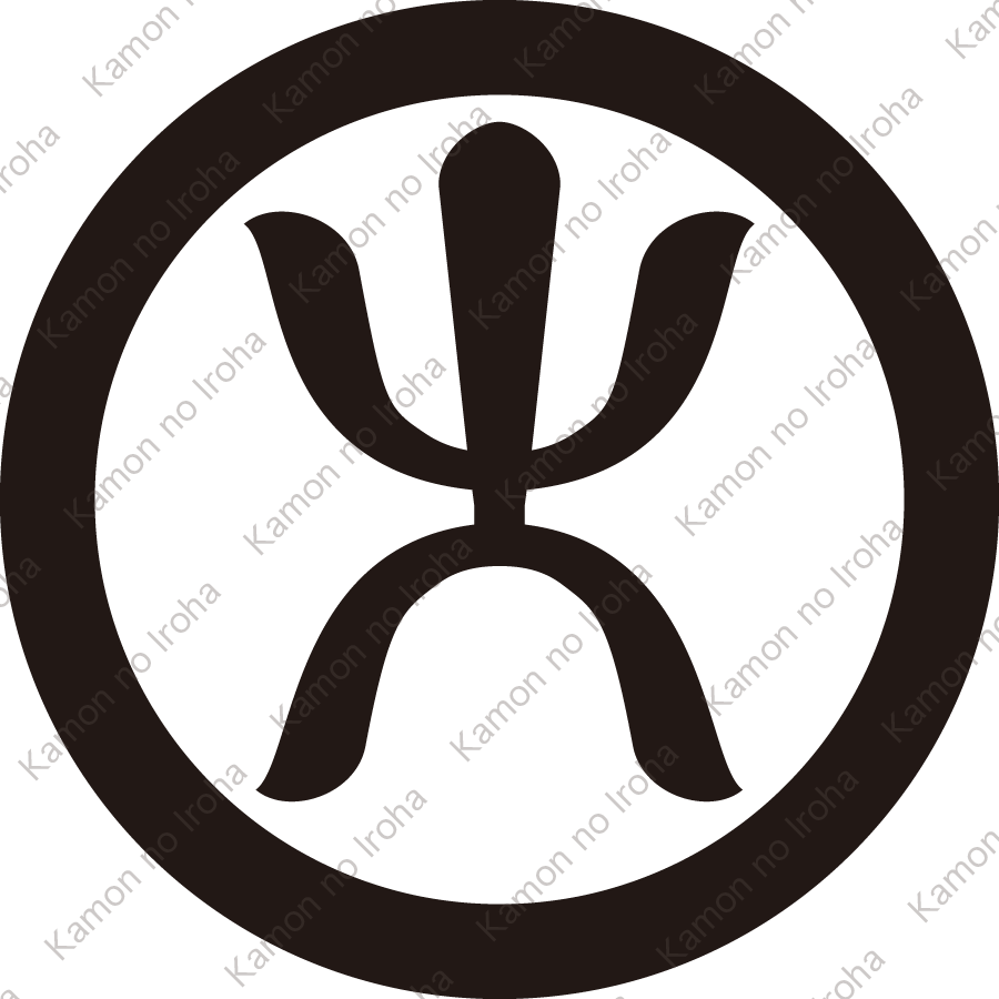 丸に大文字(5)紋