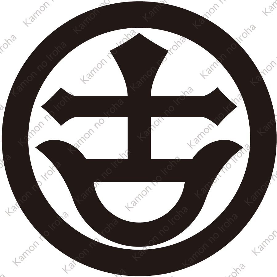 丸に古の字紋