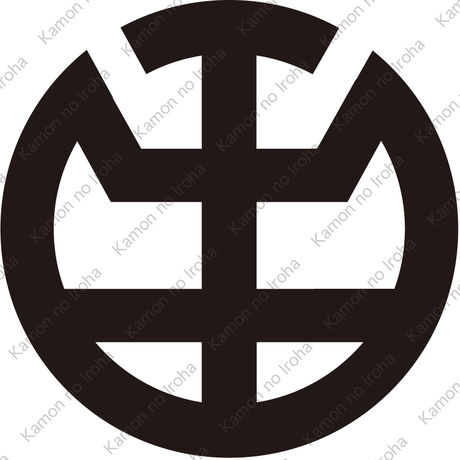 天文字崩し紋