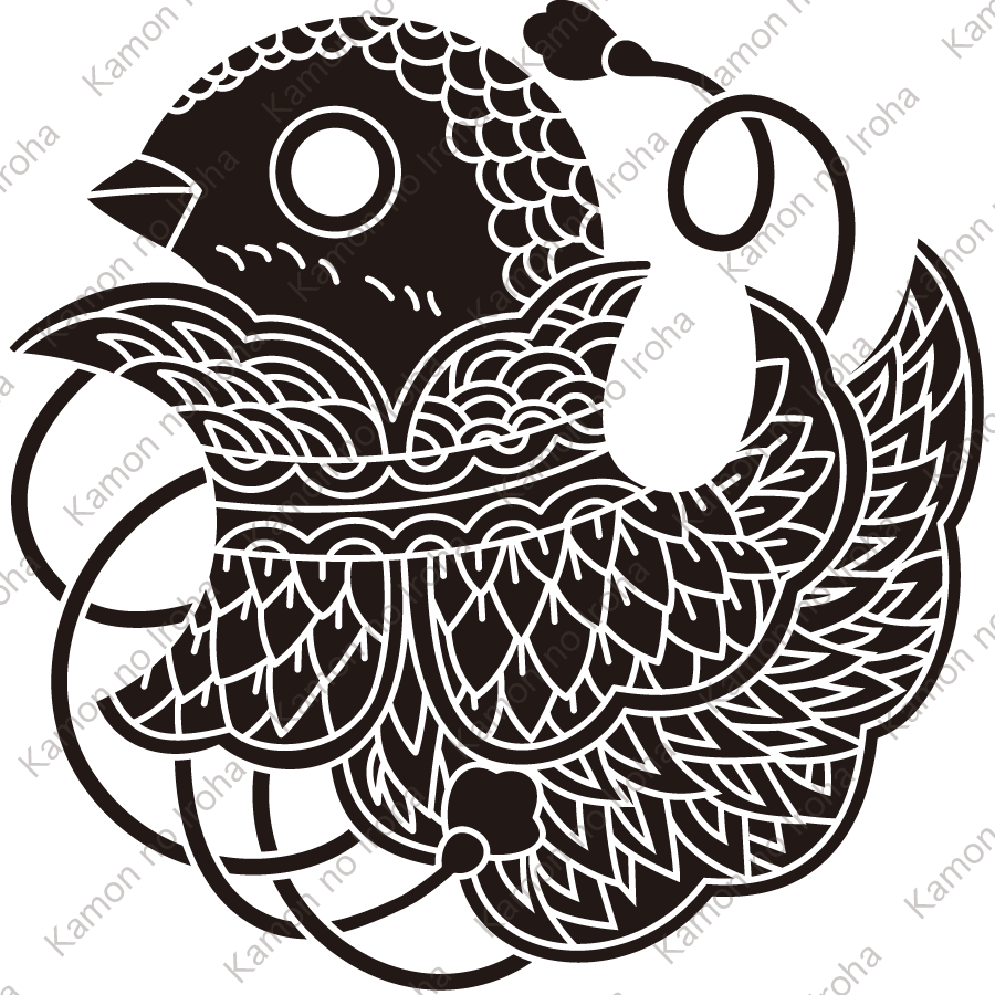鳥形兜紋