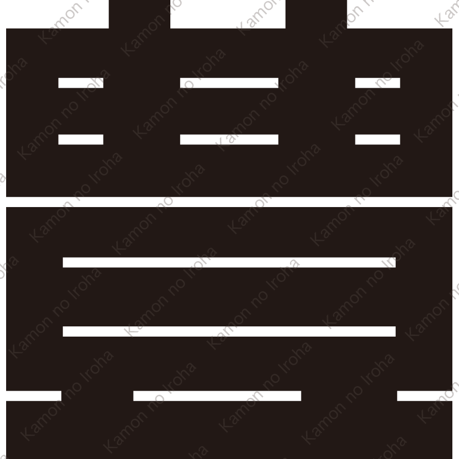 豊の角字紋