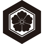 亀甲に唐花紋