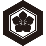 亀甲に桔梗紋