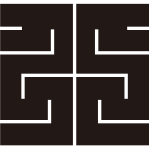 北の角字紋
