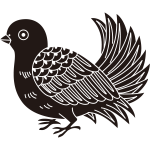孔雀鳩紋