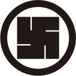 丸に右万字紋
