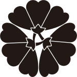三つ横見桜紋