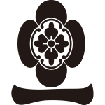 竪木瓜に一文字紋