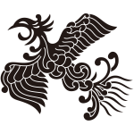 有職鳳凰紋
